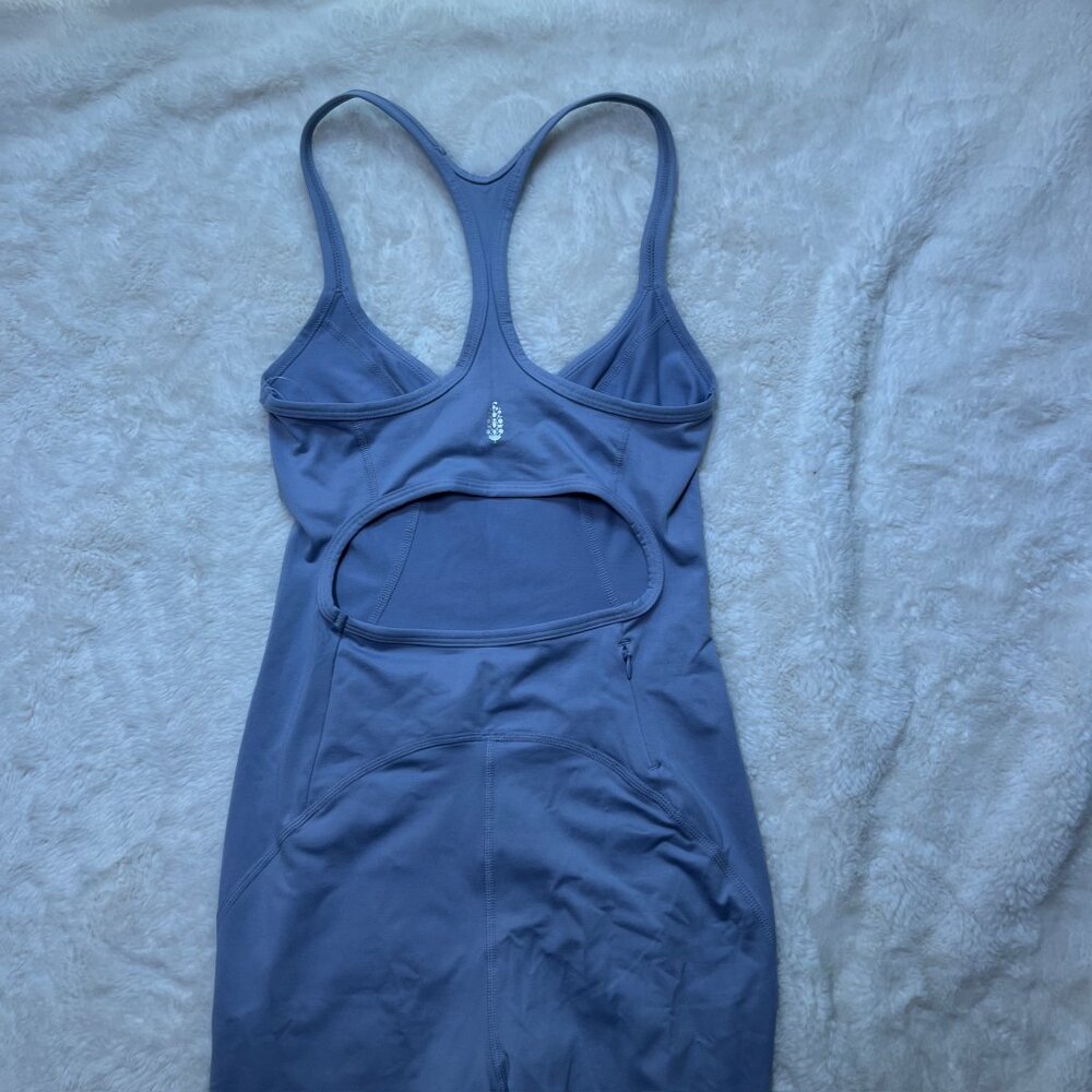 NWT FP Movement Lotus One-Piece Jumpsuit in Dusted Cerulean – Women’s‎ XS - Picture 6 of 9